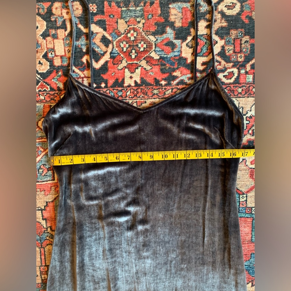 Reformation Gaia Velvet Slip Dress Size Medium - Picture 9 of 13